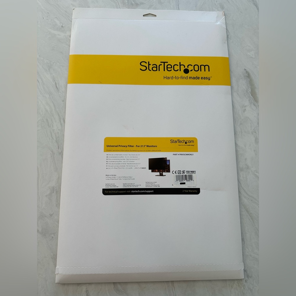 StarTech.com Universal Privacy Filter - For 21.5" Monitors -NIB